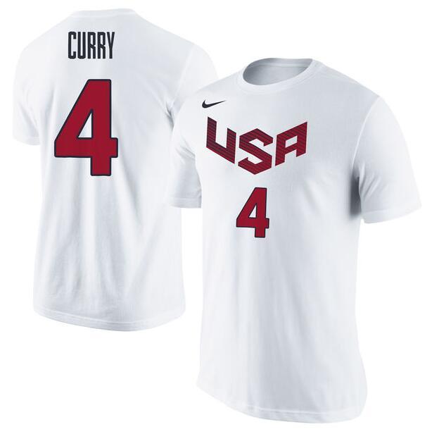 Men's USA Basketball Stephen Curry Nike White Name & Number T-Shirt,We sell and wholesale Men's USA Basketball Stephen Curry Nike White Name & Number T-Shirt on line form chian!